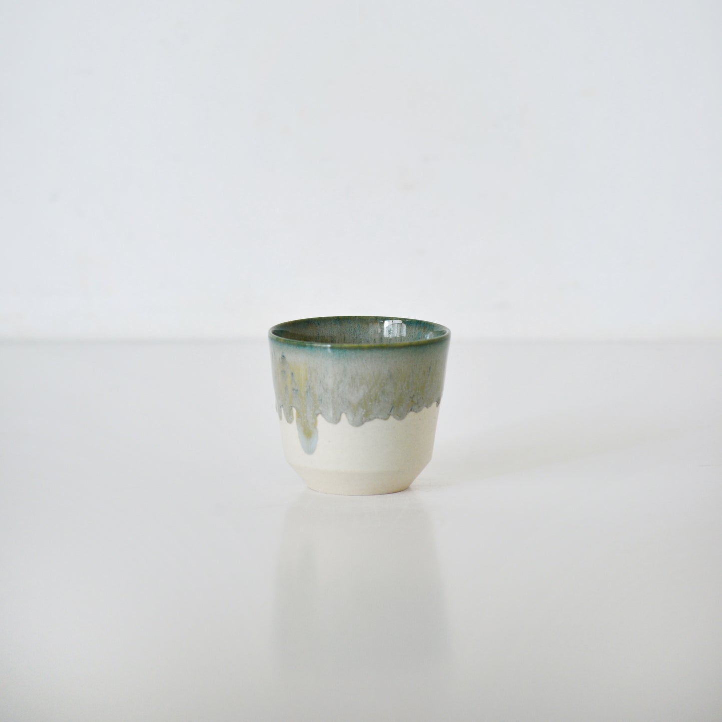 Melted Rainbow Tea Cup | Sage Green MR005