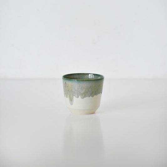 Melted Rainbow Tea Cup | Sage Green MR005