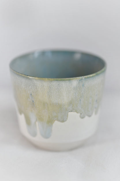 Melted Rainbow Tea Cup | Sage Green MR005