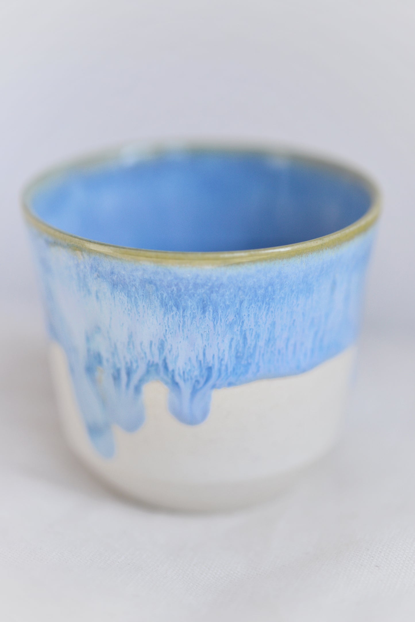 Melted Rainbow Tea Cup | Sky Blue MR006