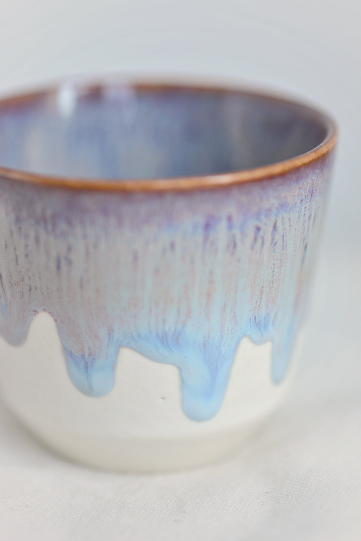 Melted Rainbow Tea Cup | Mystic Purple MR008