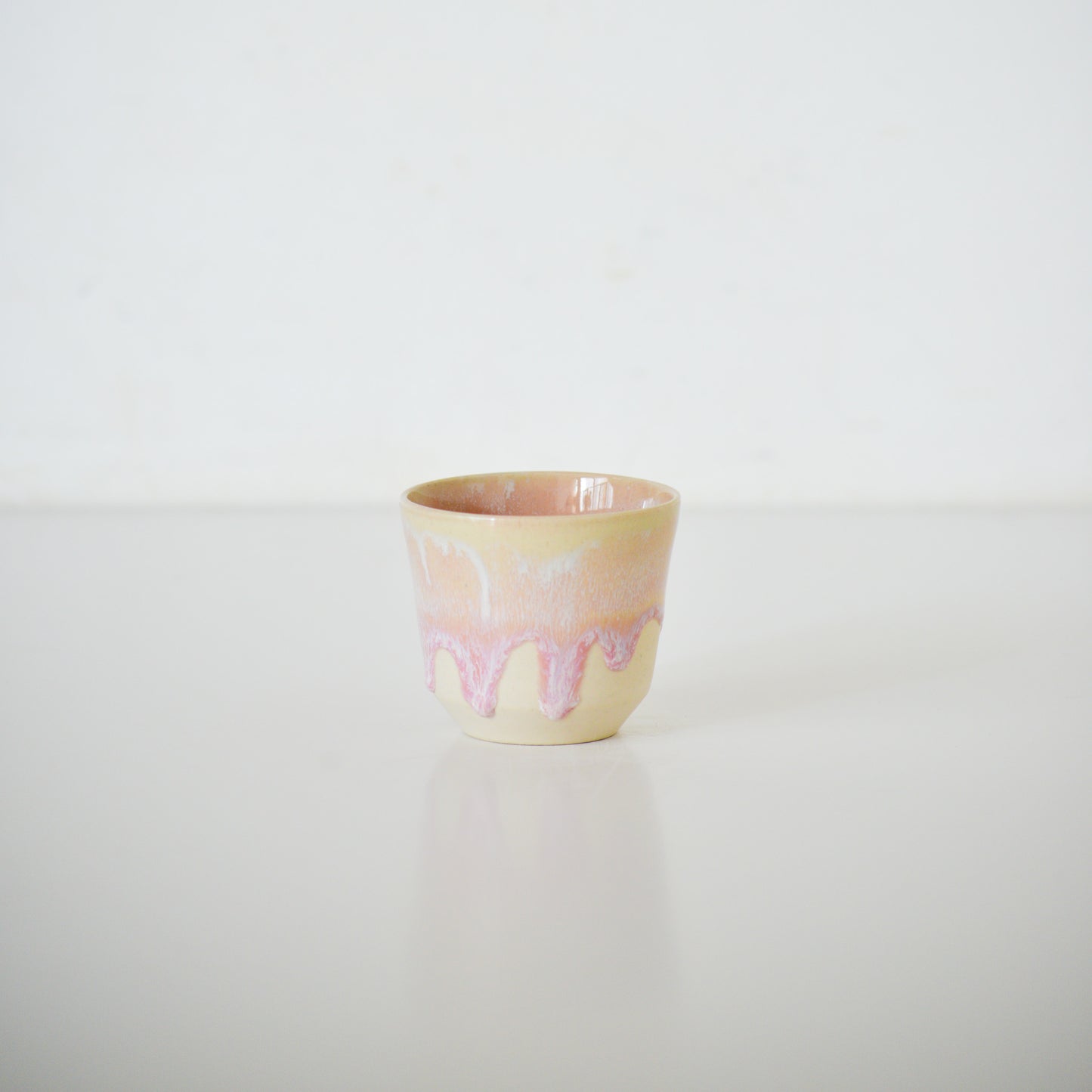 Melted Rainbow Tea Cups | Peach MR002