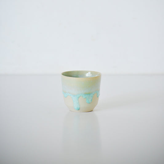 Melted Rainbow Tea Cup | Mint Green MR009